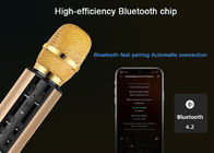 5W*2 Wireless Karaoke Microphone Bluetooth Speaker 6H Playtime For Holiday Party