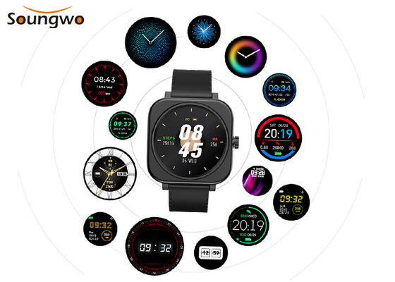 Android Phone Bluetooth IOT Devices 1.28inch Heart Rate Monitor Smartwatch W12