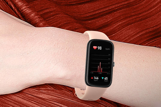 Sport Smart Health Bracelet 150MAh Battery IP67 Waterproof Blood Pressure Monitor